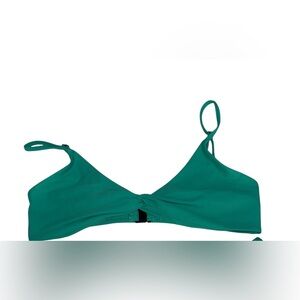 Blackbough Vibrant Green Knotted Bikini Top Size Medium